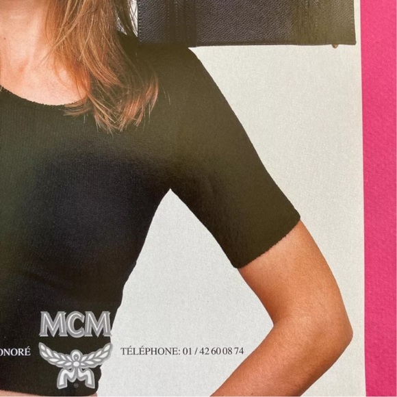 Original 1996 MCM Cindy Crawford Advertising Fashion Spring Summer Vintage - Picture 2 of 2
